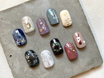カラ ネイル 中津店(calla nail)/さり気なく上品クリスマス
