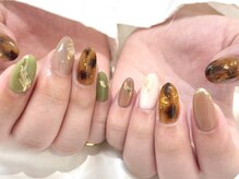 アース コアフュールボーテ 松本庄内店(EARTH coiffure beaute)/べっ甲持ち込みデザイン　