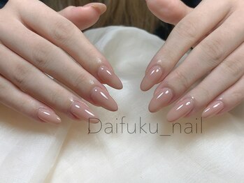 ダイフクネイルズ(Daifuku nails)/長さ出しワンカラー