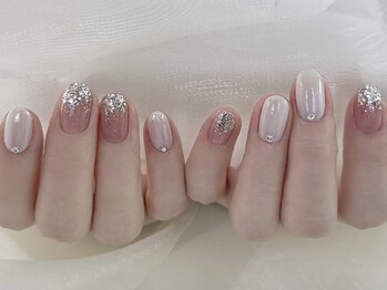 パールxシルバーラメーグラ