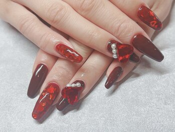 ネイルスペース ヴィザヴィ(NailSpace Vis-a-vis)/バレンタインネイル