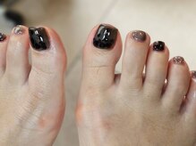 プロモート 岡山城下店(Promote)/ハートホロフットネイル