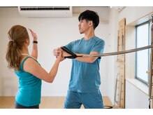 ヘソピラティス(heso pilates)の雰囲気（アスリートの方やゴルフを楽しまれている方にも、超お勧めです！）