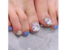 ネイルサロン リン(Lin)の雰囲気（フットネイル/紫陽花ネイル）