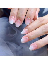 ネイルサロン リン(Lin)/キラキラグラデーション