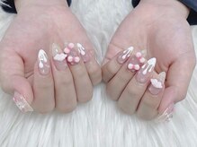 アキコネイルサロン(Akikoネイルサロン)/10本長さだし＋持ち込みデザイン