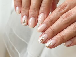 オフホワイト×ハートホロ