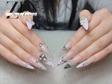 ゼン ネイル デザイン 池袋(ZEN NAIL DESIGN)/長さだしやり放題×つけ放題