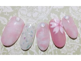 マーブル/さくら/ワンカラー