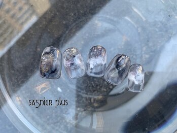 サニエプラス(Sagnier+)/クリア系滲みデザイン