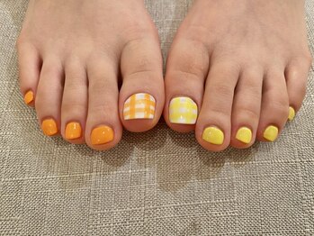 ビューティーサロン リンド(Beauty Salon Lindo)/フットネイルネオンカラーネイル