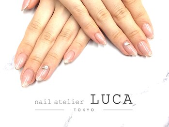 ネイルアトリエルカ(nail atelier LUCA)/s-18 大人上品シアーネイル