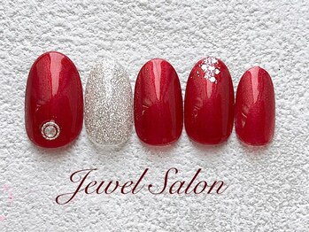 ジュエルサロン(JEWEL SALON)の写真/【定額メニュー¥3980~】パラジェル使用のお爪に優しい施術◎お手元が美しく見えるフォルム形成で美爪に☆