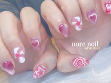 ノレネイル(nore nail)/ピンクの飴ちゃんネイル