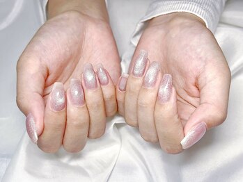 マグネットネイル ピンク