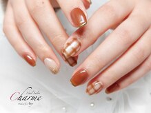 シャルム(Charme)/チェックネイル