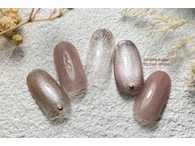 バブル シュガー バイ ネイルクローネ(bublle sugar by.nail crone)/ミラーラメネイル
