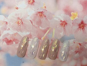 ネイルサロン&スクール ジーナ(GINA)/4月定額シンプルナチュラルカラ-