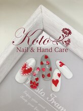 コト(KOTO)/ハート/赤/白/ホロ/ラメ