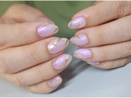 大人パステルシェルネイル♪