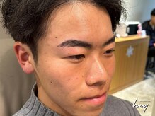 ヘイ 五反田店(hey)/メンズ眉毛＊パーマで垢抜け感