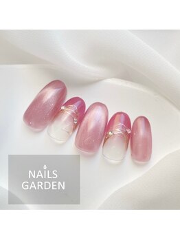 ネイルズガーデン(NAILS GARDEN)/上品ネイル