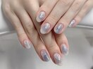 定額ニュアンスブルーネイル