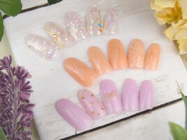 春　ドライフラワー レース