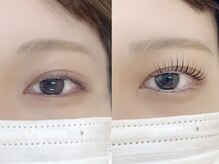 ミーナ 大財店(mina)/アイブロウWAX＋まつ毛パーマ上