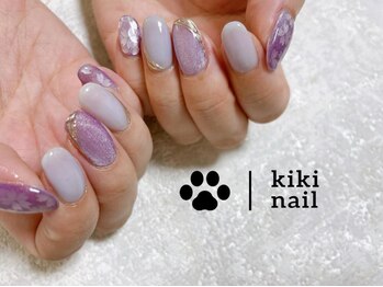 キキネイル 溝の口(kikinail)/5/6月定額B /紫陽花ネイル