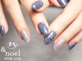 ノエル(Noel)/ネイビーフラッシュネイル