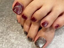 リエル(Riel)の雰囲気（冬のフットネイル♪）