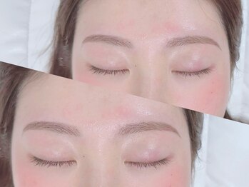 アイブロウ&まつげパーマ mi-Re【ミーレ】【3/20オープン（予定）】/やや細め×丸め