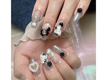 ドミネイル 池袋店(DOMI NAIL)/チップ長さだし パーツつけ放題
