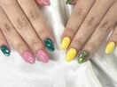 推し概念ネイル