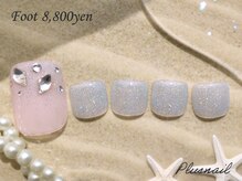 プラスネイル 北千住東口店(PLUS NAIL)/(1712)フラッシュ×パーツネイル