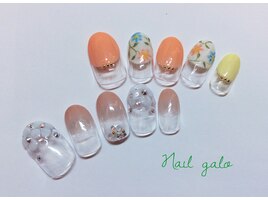 定額ジェルネイル　¥7400