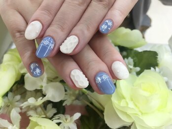 プルミエ ネイル(Premier Nail)/マットなニットネイル☆彡