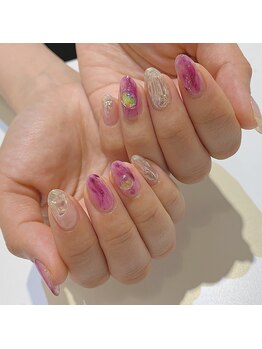 ネイルズ ララ(nails Lala)/ニュアンスネイル。