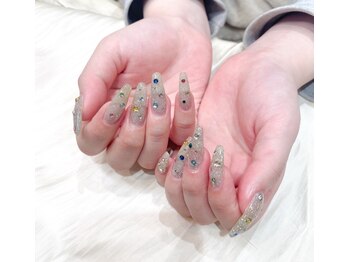 ヘアアンドネイル ミューズ 新浦安店(HAIR&NAIL MUSE)/フラッシュカラフルストーン