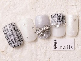 モノクロツイードリボン