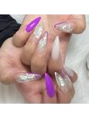 シェル埋め込みネイル★