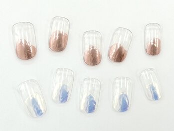 ネイルサロンクイール 宇都宮店(NAIL SALON QUILL)/先端ミラーネイル♪