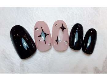 大人モードな星アート