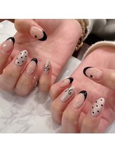 ハーティーネイル hearty nail 溝の口店/リボン/ドット/ワンホン/ハート