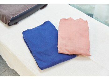 リファイン治療院/お着替えは無料です