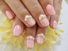 ダブルネイル(Double Nail)/ガーリーツイードネイル☆
