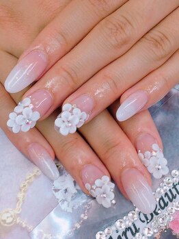 アイル ビューティーサロン(Airu Beauty Salon)/ラメグラ+3Dネイル