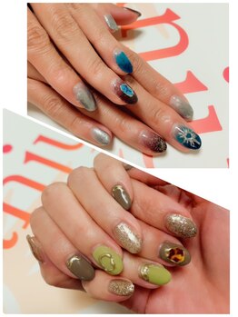 アンジュ(anju)/秋ネイル