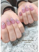 プライベート ネイルサロン マーマ(murmur)/キラキラシェルネイル